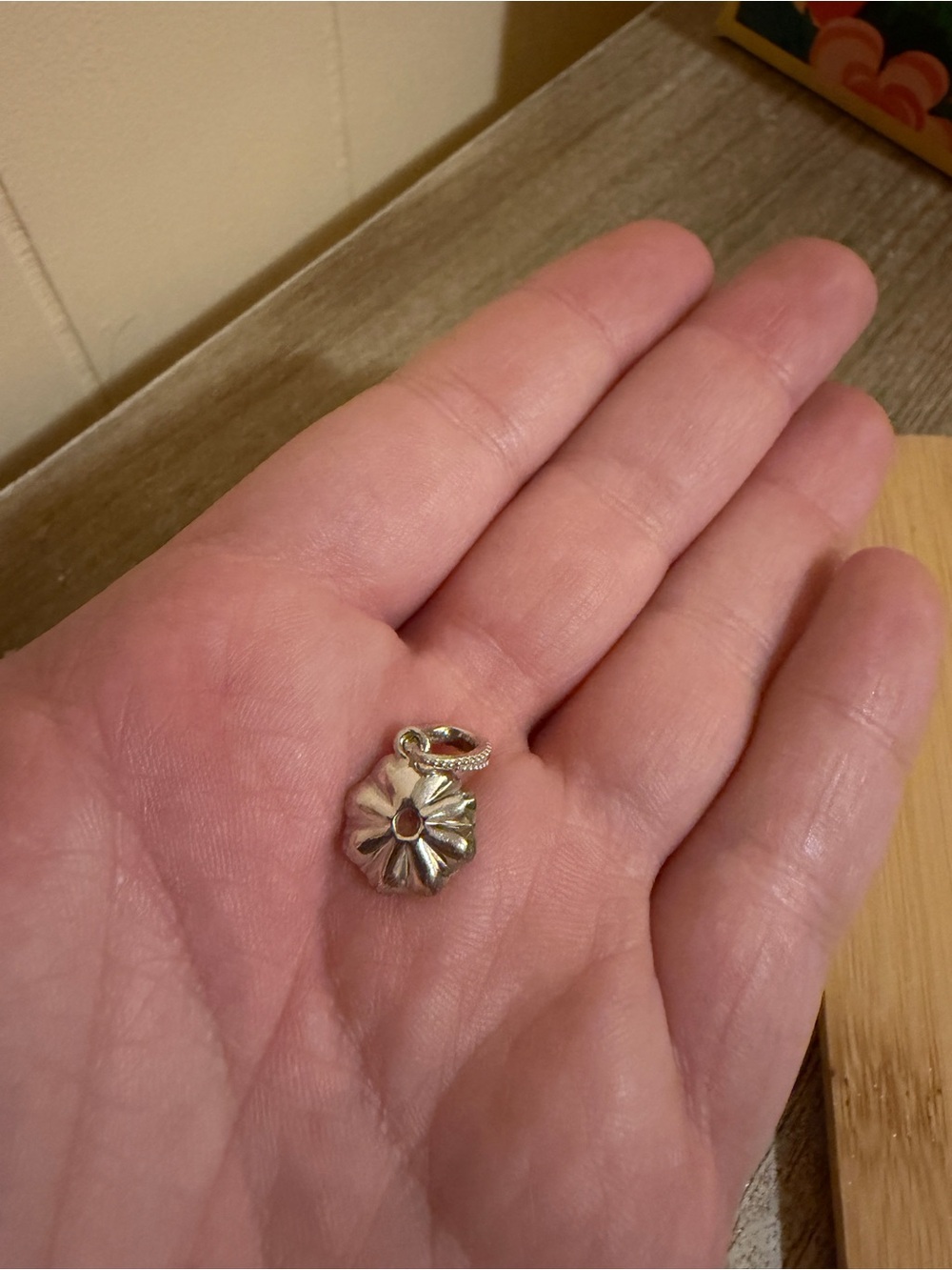 Set of 3 Floral Themed Pandora Charms - Picture 3 of 7